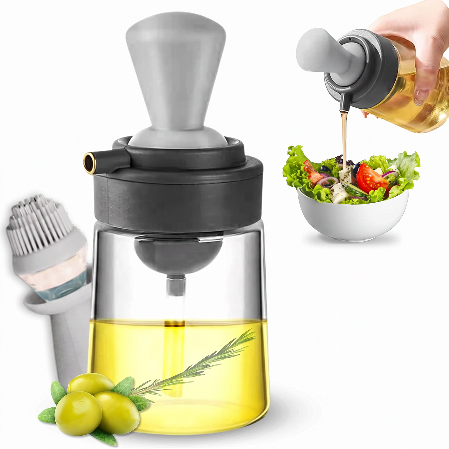 DISPENSADOR DE ACEITE CON BROCHA