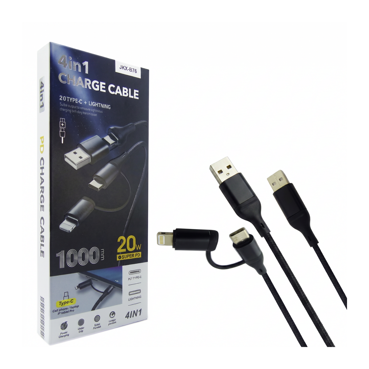 CABLE 4 EN 1 B76