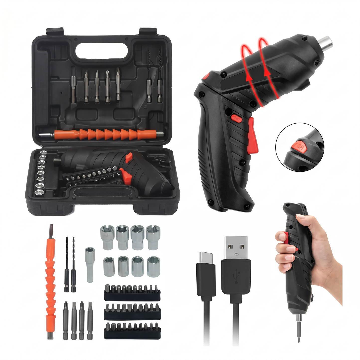 DESTORNILLADOR ELECTRICO RECARGABLE