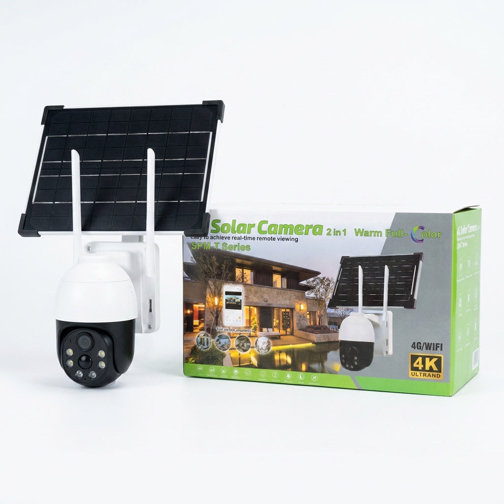 CAMARA CON PANEL SOLAR