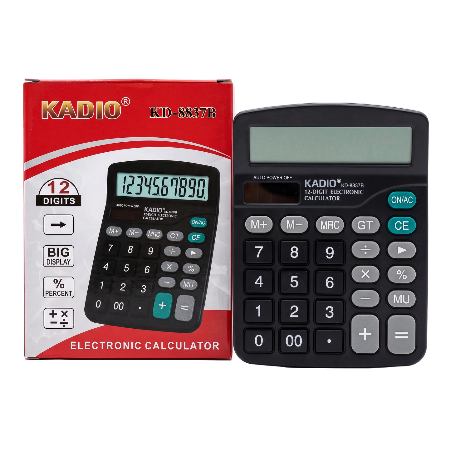 CALCULADORA KADIO KD-8837B (1 UNIDAD)