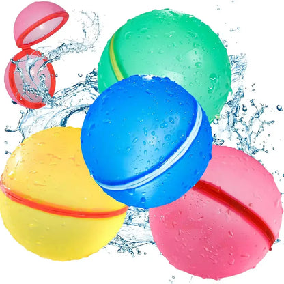 PELOTAS DE AGUA REUTILIZABLES X6