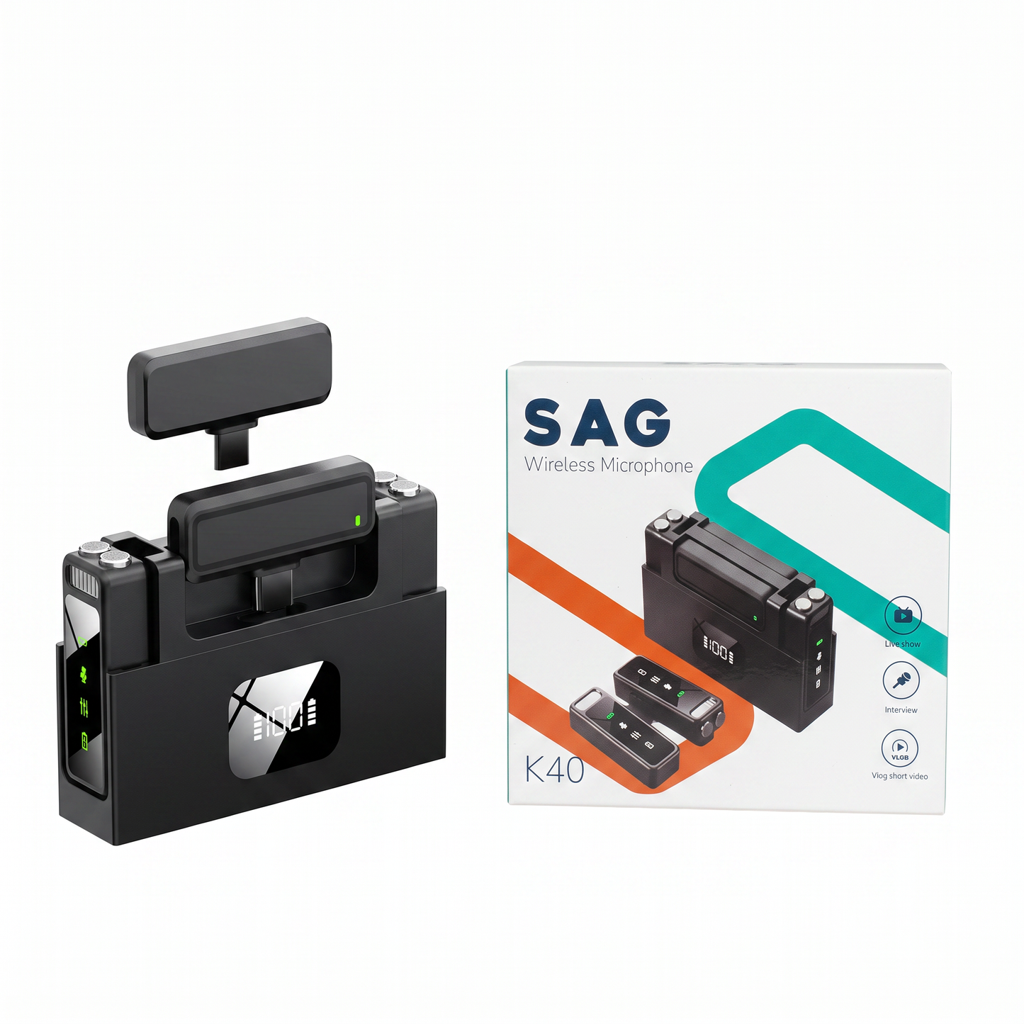 MICROFONO SOLAPA SAG K40