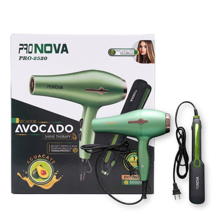 COMBO PRONOVA AGUACATE SECADOR + PLANCHA