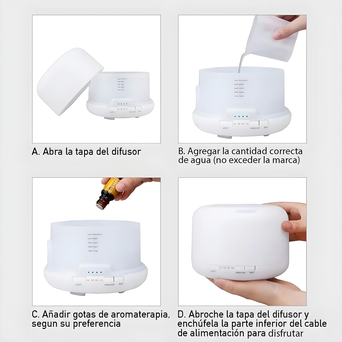 DIFUSOR DE AROMAS CON CONTROL