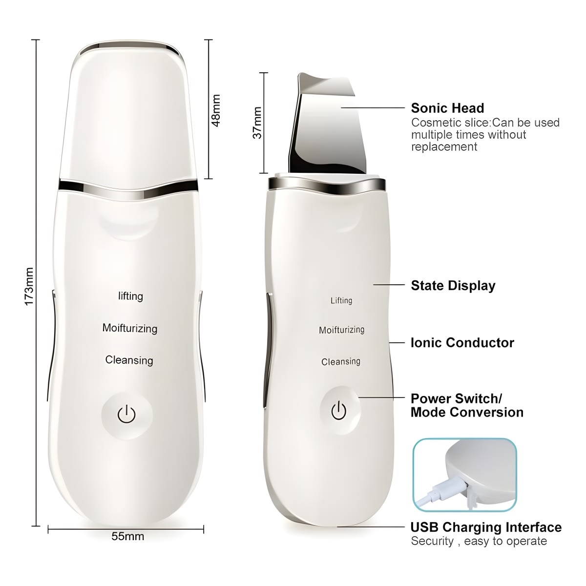 ESPATULA ULTRASONICA FACIAL