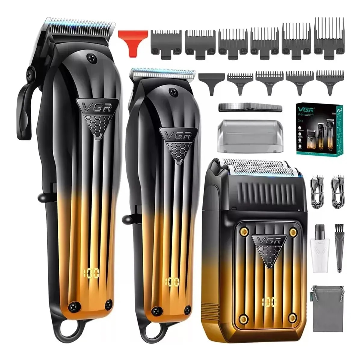 KIT BARBERIA VGR V-644 3 EN 1