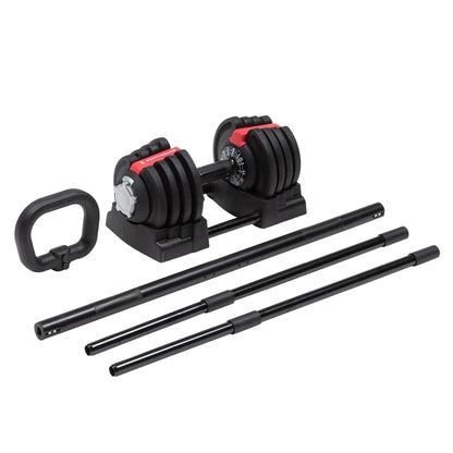 SET 3 EN 1 MANCUERNA DE 2KG A 19KG