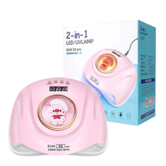 LAMPARA DE UÑAS SUN S8 PRO 268W